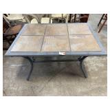Stone Top Outdoor Coffee Table