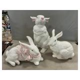 Ceramic Rabbits (Taiwan Origin)