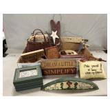 Lot Of Primitive Decor