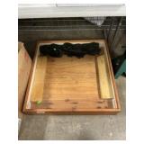 Large Glass-Topped Display Box, 28" x 28"