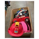 Box Lot With RC Truck, Musical Mobile, Doll