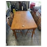 Table and 4 Chairs