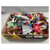 Tray Lot Of Assorted Action Figures, Toys & More