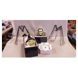 (3) Assorted Christopher Radko Halloween Glass