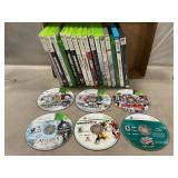 (18) XBox 360 Games, Asst. XBox, Wii, PC Games