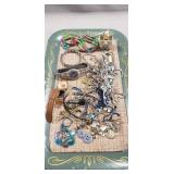 Tray Of Assorted Jewelry