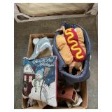 Box Lot With Pet Coats & Costume, Vintage