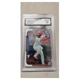 (1) Graded Baseball Card (Review Photos)