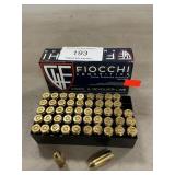 (50) Rounds Of Fiocchi 9mm Luger Ammo