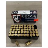 (50) Rounds Of Fiocchi 9mm Luger Ammo