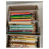Large Lot Of Advertising Pencils