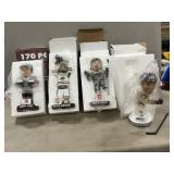 (4) Hershey Bears Bobbleheads