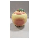 (1) McCoy Pottery "Blushing Apple" Cookie Jar