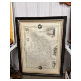 Large 1870 Map Reproduction