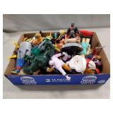 Tray Lot Of Assorted Action Figures, Toys & More