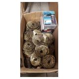 Box Lot w/ Stringers Of Roofing Nails