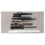 (3) Knives w/ Sheaths (Tru-Nord, Gerber & Rapala)