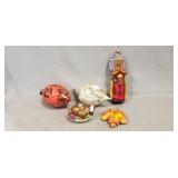 (5) Christopher Radko Glass Christmas Ornaments