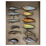 Lot Of (12) Assorted Crankbaits