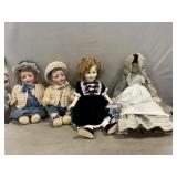 Shirley Temple & Asst. Porcelain Collector Dolls