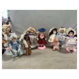 Lot Of Small Collector Dolls