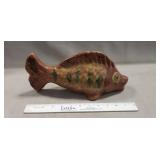 (1) Redware Pottery Fish Figure By Hughes