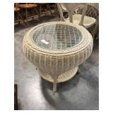 Wicker Accent Table