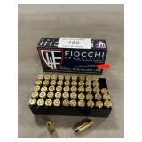 (50) Rounds Of Fiocchi 9mm Luger Ammo