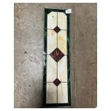 Stained-Glass-Like Panel (Cracked, 36" x 10")