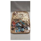 Tray Of Assorted Jewelry