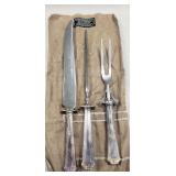 Vintage Universal 3 Piece Roast Carving Set w/