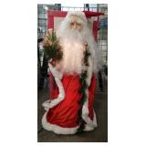 (1) Fiber Optic Santa Claus (36" Tall / Works /