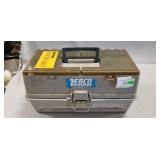 (1) Fishing Tackle Box w/ Assorted Tackle