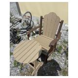 Poly Wood Chair and Table