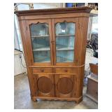 Antique Corner Hutch