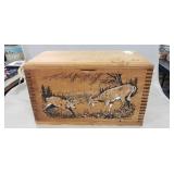 (1) Decorative Wooden Box (16"×8"×10")