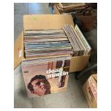 Box Lot Of (100+) Vintage Vinyl Records, Country,