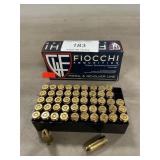 (50) Rounds Of Fiocchi 9mm Luger Ammo