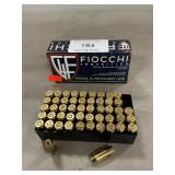 (50) Rounds Of Fiocchi 9mm Luger Ammo