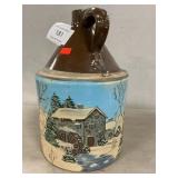 Handpainted Stoneware Jug