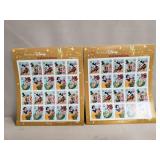 (2) Sheets Of U.S. Postal Service Stamps