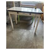 Porcelain Enamel Top Kitchen Table
