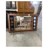 Large Wooden Hanging Shelf
