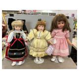 (3) Collector Dolls