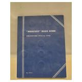 (1) Partial Book Of U.S. Silver Mercury Dimes (90%