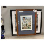 New York Yankees Print, Mickey Mantle Photo Pr t