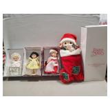 (4) Assorted Collector Dolls