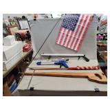 Garden Stake w/ American Flag, (2) Additional