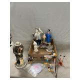 Emmett Kelly Jr. & Asst. Clown Figures