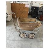 Wicker Baby Stroller